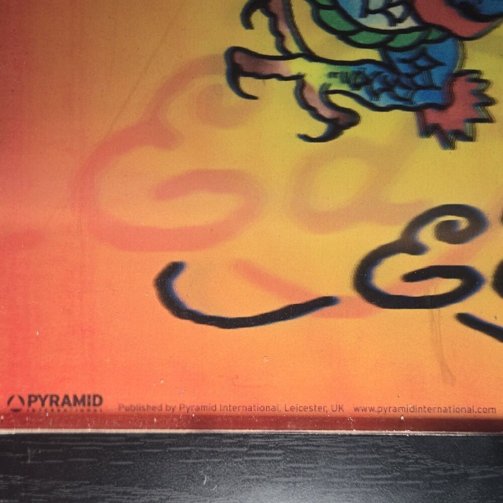 Ed Hardy Love Kills Slowly Framed Art Print Skull Tattoo Pyramid 24x18 - Picture 2 of 9